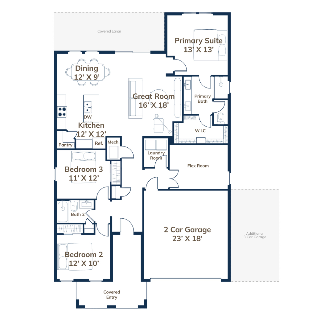 Sabino floor plan