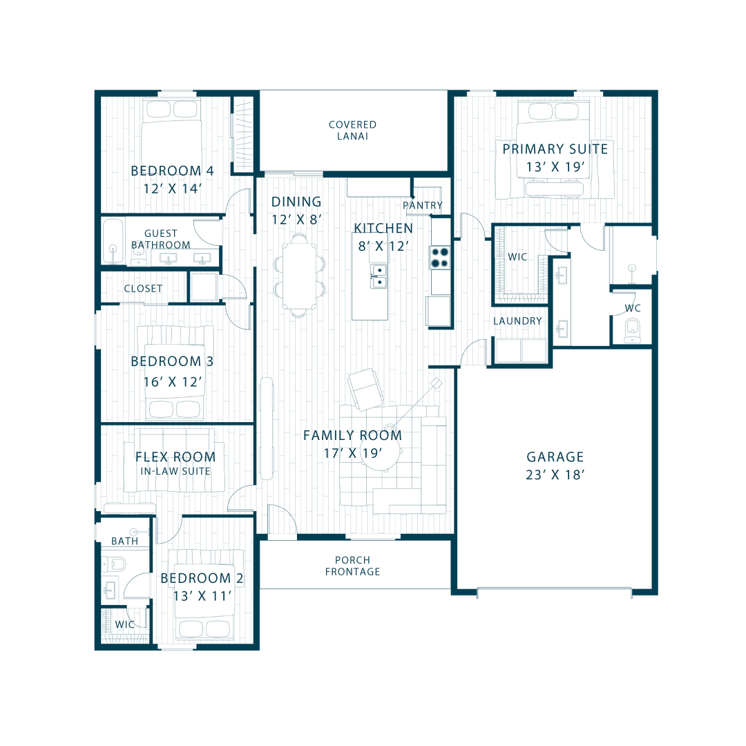 Exuma floor plan